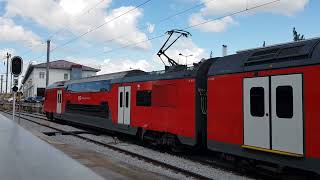 CP Class 3500  3529 arriving at Lisbon Santa Apolónia on 170524 [upl. by Web]