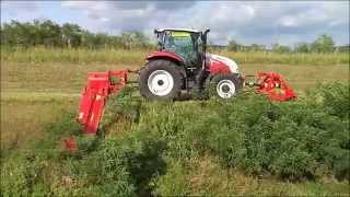 SEPPI M  offsetting mulcher SAV 275  front mulcher SMO fh [upl. by Winthrop]