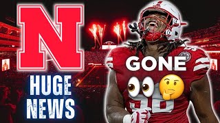 NEWS CRUCIAL Nebraska Starter CURRENTLY NOT WITH TEAM  Micah Mazzccua  Husker Football Reaction [upl. by Yatnoj98]