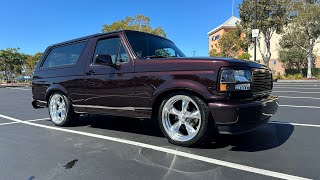 Lowered 1992 Ford Bronco 2wd obs [upl. by Nicolai956]