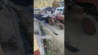 asphalting of road shortvideo automobile bridgebuildingshortvideo video [upl. by Neelahtak]