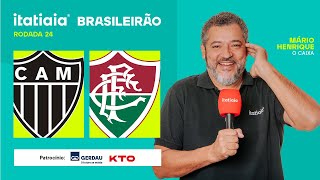 ATLÉTICO X FLUMINENSE AO VIVO NA ITATIAIA  REACT DO BRASILEIRÃO SÉRIE A [upl. by Navaj]