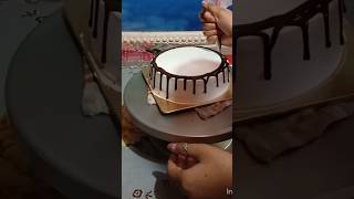 🍫 Chocolate dripping Cake trendingvideo viralshort ytshorts cakedesign homemade yummy [upl. by Stoops258]