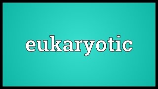 Eukaryotic Meaning [upl. by Higginbotham773]