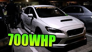 FASTEST SUBARU STI quotWe Nearly Shit Ourselvesquot 700 HP 37PSI [upl. by Dagna]