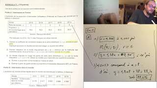 BTS CG 2022  Corrigé de lépreuve de maths [upl. by Nicoline]