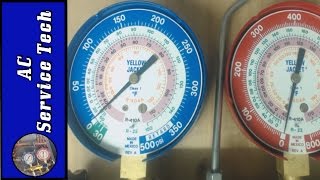 R22 and R410A Refrigerant Operating Pressures on Air Conditioning Units [upl. by Aisiat]