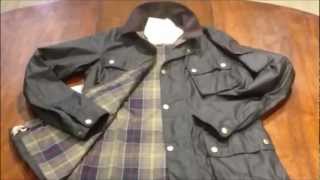 Barbour Mens Lowland Jacket in Olive  New for Spring 2013 [upl. by Ybbor330]