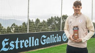 ¡Primer Jugador del Mes para Xurxo 🏆🇳🇴 Larsen recibe el Premio Estrella Galicia de septiembre [upl. by Siladnerb]