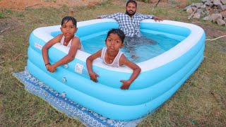 Swimming Pool Muchatlu  Kannayya Videos  Trends adda Vlogs [upl. by Holleran]