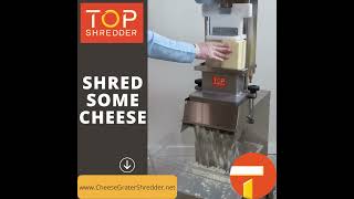 Commercial Cheese Shredder Blending Cheese  The TOP Shredder [upl. by Dominy]