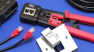 Wiring Ethernet Extensions How to Fit Sockets amp Make Patch Leads [upl. by Trembly]