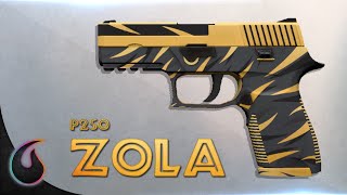 P250 Zola  Photoshop Speedart  FullHD  Molten Pixel TV [upl. by Eirehs]