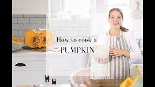 How to Cook a Pumpkin from Scratch [upl. by Niuqauj435]