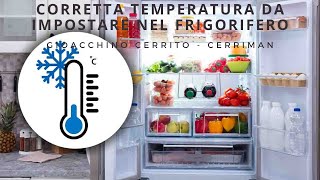 Regolazione della TEMPERATURA del FRIGORIFERO [upl. by Nojed295]