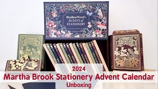 Unboxing The Martha Brook Stationery Advent Calendar 2024 [upl. by Leggett]