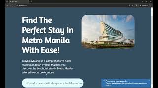 StayEasyManila System Demo [upl. by Codee217]