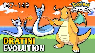 How To Evolve Dratini Into Dragonair And Dragonite In Pokemon Fire Red amp Leaf Green  Kanto Pokedex [upl. by Alegnaoj701]