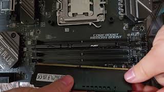 How to Install RAM on MSI B650 Gaming Plus WiFi Motherboard [upl. by Adolpho873]