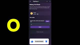 Making Viral Reels  Tapswap Code [upl. by Ocinom]