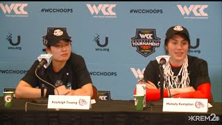 Gonzaga womens basketball postgame press conference after WCC Championship  RAW [upl. by Anchie295]