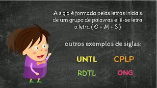 Diferença entre SIGLAS e ACRÓNIMOS [upl. by Egas]