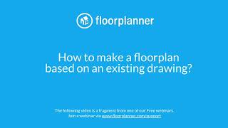 Create a 3D room based on an existing drawing with floorplannercom [upl. by Ayhtin]