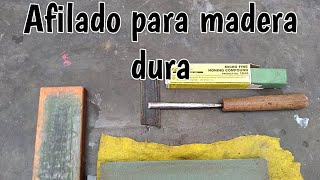 Como afilar gubias y formones para madera dura [upl. by Llenrahc]