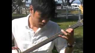 Kaoru Osanai Shamisen Rockin w Kevin Kmetz 三味線 2014 [upl. by Ennoitna]