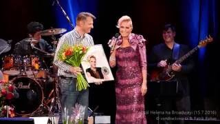 Helena Vondráčková  předání platinové desky za 2CD BEST OF THE BEST Helena na Broadwayi 1572016 [upl. by Eneleahcim]