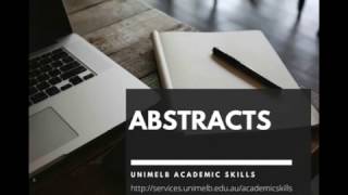 Writing abstracts [upl. by Gare]