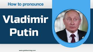 How to Pronounce Vladimir Putin in English Correctly [upl. by Quartana]