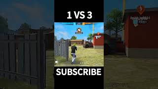 1 VS 3 Clutch Jot or wot free fire video garenafreefire freefirehighlights trending shorts [upl. by Aztinaj]