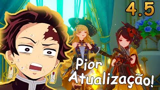 Pior Atualização do Genshin 45 [upl. by Eentruok824]