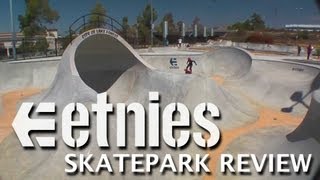 Skatepark Review etnies Skatepark  Lake Forest California [upl. by Niwle]