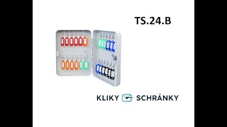 TSB schránka na klíče s 24 háčky [upl. by Soinotna]