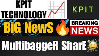 KPIT TECHNOLOGY SHARE UPDATE  KPIT SHARE TARGET  KPIT SHARE LATEST NEWS  KPIT SHARE ANALYSIS [upl. by Yllac]