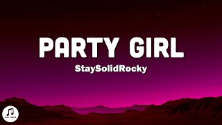 StaySolidRocky  Party Girl slowed  reverb lyrics [upl. by Philina]