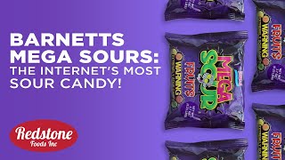 Introducing Barnetts Mega Sours The Internets Most Sour Candy  Redstone Foods [upl. by Stannfield482]