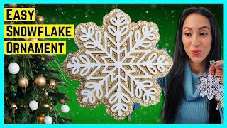 ❄ Create Stunning Layered Snowflake Ornaments with Cricut for FREE [upl. by Amble908]