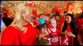 PATRICK HORGANS SIS CHATS WITH ANNA GEARY  CLARE V CORK  2024 ALL IRELAND HURLING FINAL [upl. by Backer]