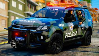 OPERAÇÃO DO COE DENTRO DA FAVELA PMESP  GTA 5 POLICIAL [upl. by Riamo]