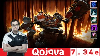 DOTA 2 Qojqva the TIMBERSAW OFFLANE 734e [upl. by Dualc647]