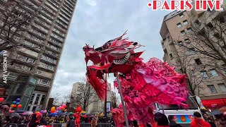 🇫🇷PARIS  Défilé du Nouvel An Chinoise de Paris Live Streaming 18FEBRUARY2024 [upl. by Dilan720]