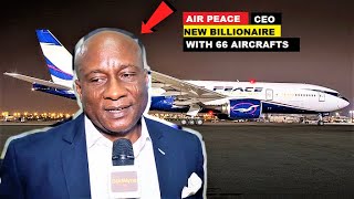 A NEW BILLIONAIRE EMERGES FROM NIGERIA WITH 66 COMMERCIAL AIRPLANES AIR PEACE CEO ALLEN ONYEMA [upl. by Irik]