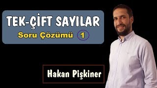 Tek Çift  teklik çiftlik  Sayılar Soru Çözümü [upl. by Ettolrahc]