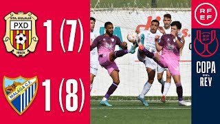 RESUMEN  SCR Peña Deportiva 1718 Málaga CF  Copa del Rey  Primera Eliminatoria [upl. by Tarra]