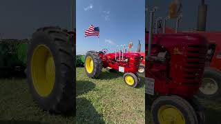 Massey Harris 44 with a 65 GMC 305 V6 vintagetractor gmc america shorts [upl. by Adnawyek654]