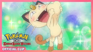 Meowth Loves Glameow  Pokémon DP Sinnoh League Victors  Official Clip [upl. by Peursem]