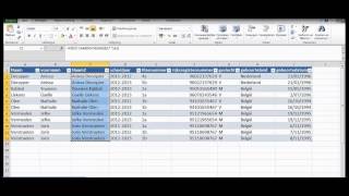 Data koppelen 2 Vertikaal zoeken met één criterium in Excel 2010 [upl. by Ecneitap]